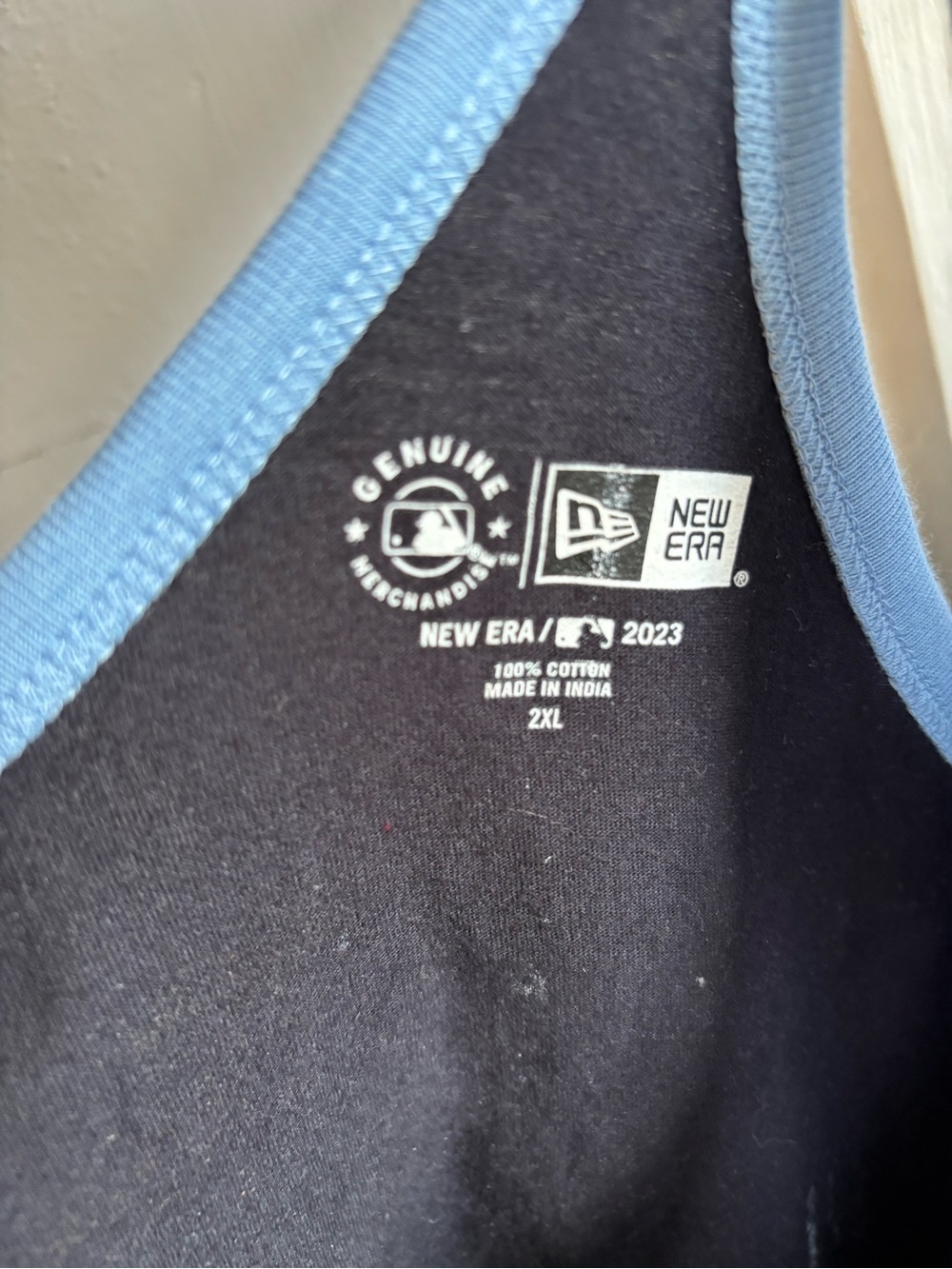 New Era Black, White & Light Blue Kids One-Piece Bodysuit - Picture 2 of 5